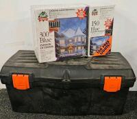 Large Soft Pet Carrier, Tool Box, Yule Rite Xmas Lights, Glass Pitcher, Bags, And More - 4