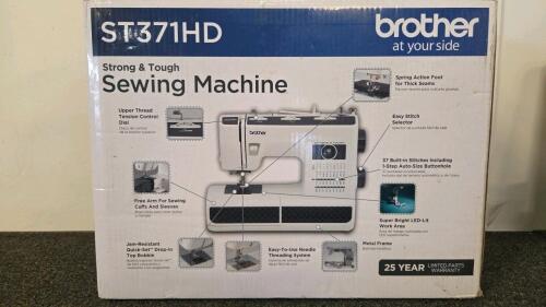 Brother ST371HD Heavy Duty Sewing Machine, 37 Built-In Stitches, 6 Presser Feet, Automatic Needle Threader