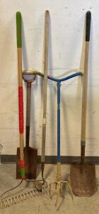 Home And Garden Tools, Rake, Shovels, And More