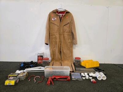 Walls Blizzard-Pruf Insulated Coveralls Medium Regular Chest 38-40 USA Made Lot 2465 Full Zippers & Hardware