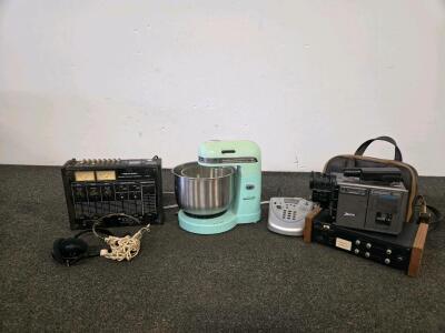 Brentwood Mixer (Tested), Cam Recorder (Unable To Test), Stereo Mixing Console (Tested), Video Commander (Unable To Test), & Digital Phone (Unable To Test)