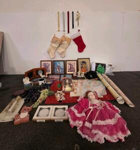 Native Decor, Disney Snow Globe, Christmas Decor, Vintage Picture Frames, Figurines, And More