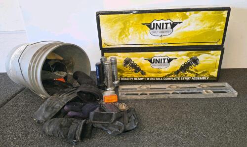 Unity Complete Strut Assembly Pair, New, Pre-Installed Hardware, Hydraulic Coil Spring,