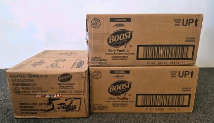 Nestl&eacute; BOOST Very Vanilla Nutritional Drink 24 x 8 fl oz Cartons, Multiple Cases, Exp 2027