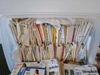 Extensive patterns and stuffed animals lot.( shelf A) - 5
