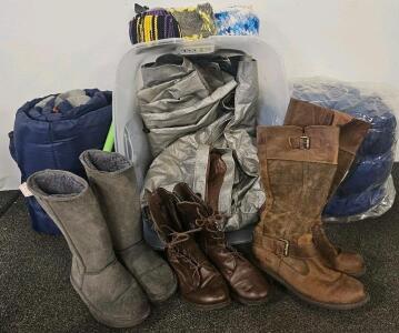Bearpaw, BAC, Bamboo Women&rsquo;s Boots, Size 8&ndash;10, Leather & Suede, Bundle of 3 Pairs (I)