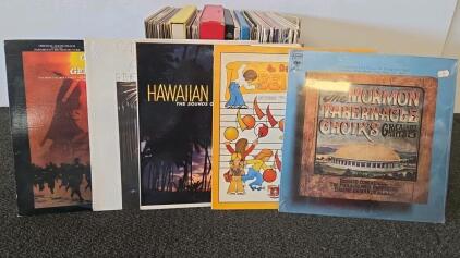 Lot of Vynl Records- 60+ Records Box