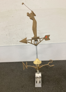 Golfer Weathervane
