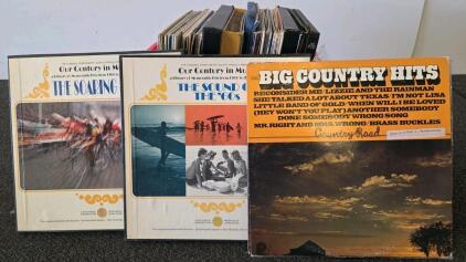 Lot of Vynl Records- 60+ Records Box