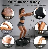 ROTAI Vibration Plate Exercise Machine, 99 Speed Levels, 5 Auto Modes, 300 lbs Capacity (H) - 6