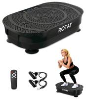 ROTAI Vibration Plate Exercise Machine, 99 Speed Levels, 5 Auto Modes, 300 lbs Capacity (H) - 4