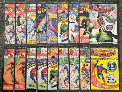 Marvel Amazing Spider-Man Collectible Series Vol 1-17 Reprint Lot, Not for Resale, VG Condition