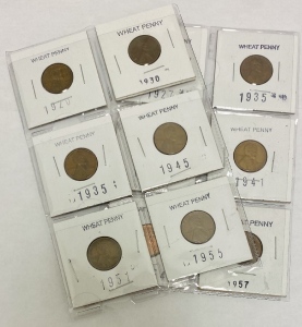 (12) Wheat Pennies