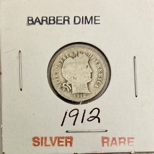 1912 Barber Dime