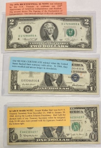 (3) Noteable American Bills