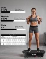 ROTAI Vibration Plate Exercise Machine, 99 Speed Levels, 5 Auto Modes, 300 lbs Capacity - 3