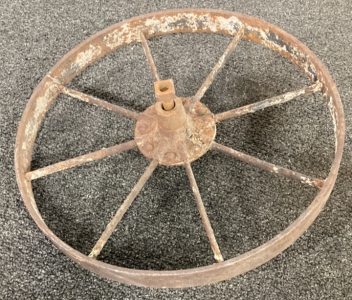 16&rdquo; Antique Steel Wheel