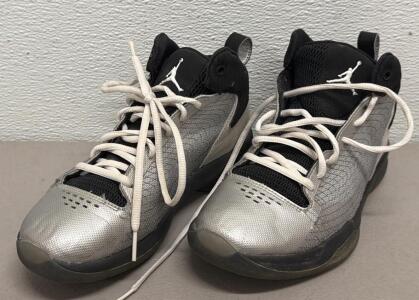 Air Jordan 2011 Q Flight Youth 5Y Light Graphite/White Basketball Shoes