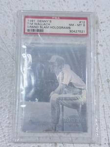 1991 Denny&rsquo;s Grand Slam Hologram Tim Wallach #12 Montreal Expos PSA 8 Card (PSA 30427521)