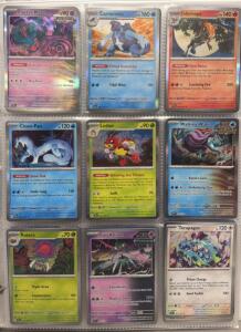 Huge Binder Of 160+ Pok&eacute;mon Cards W/ Tons Of Holos And Rares