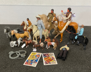 Vintage Horses with Cowboys and More