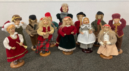 Vintage Christmas Decorations Dolls