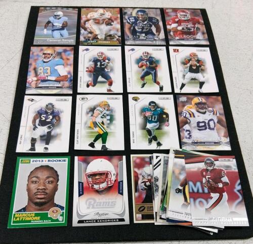 NFL Rookie Trading Cards Lot &ndash; 20+ Cards, Topps/Score/Prestige/Upper Deck, Multi-Team Players