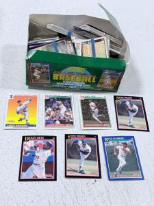 1991 Score Baseball Card Lot, 500+ Cards, Original Box, Sandberg, Dickson, Rookie Prospects