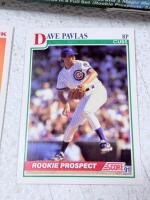 1991 Score Baseball Card Lot, 500+ Cards, Original Box, Sandberg, Dickson, Rookie Prospects - 3