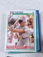 1991 Score Baseball & Football Rookie Card Lot, 80 Cards, Alex Fernandez, Kirby Jackson - 2