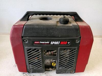 Coleman Powermate Sport 1850+ Portable Generator, 1850W Max Output, 1 Gallon Fuel Tank