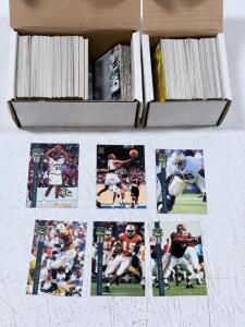 1992 Classic Four Sport & Topps Stadium Club Trading Card Lot - Football & Basketball Stars