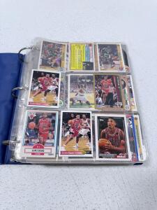 Early 1990s Basketball and Football Sports Trading Card Collection (200-300 cards)