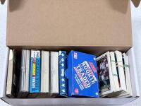 1990 Upper Deck Baseball Card Lot with Score Rookie Set, Wild Card Steve Smith, Braves MLB Cards - 11