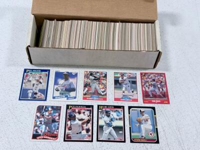 Large Lot of 1987-1991 Score Topps Fleer Donruss Baseball Cards, Hall of Famers, 500+ Cards