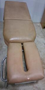 Split Leg Medical/Massage Table, Metal Frame, Face Cutout