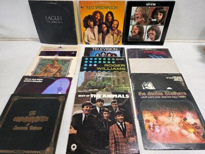 Classic Rock Vinyl LP Collection: Black Sabbath Paranoid, Beatles Let It Be, Doobie Brothers, Eagles
