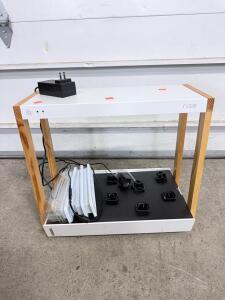 Rise Gardens Personal Countertop Smart Hydroponic Garden, 8-Pod Capacity, 30W LED, WiFi-Enabled 22" x 10" x 18"