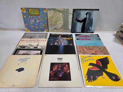 Lot of 12 Classic Rock Vinyl LP Albums &ndash; Blue &Ouml;yster Cult, Trower, Spirit, Johnny Rivers