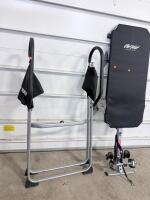 LifeGear Wall-Mounted Inversion Table with Padded Backrest and Ankle Locks - 2