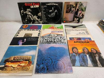 Lot of 14 Classic Vinyl LPs: Pink Floyd, Grand Funk, Cream, Stevie Nicks, Wishbone Ash & More
