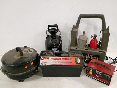 Quality Chain Corp Cobra Cable Tire Chains, 1 Pair, SAE Class S, With Carrying Case, Wood and Masonry Sprayer, and Battery Charger