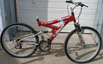 Next Power Climber 18" Steel Frame 26" Wheels 18-Speed Full Suspension Mountain Bike
