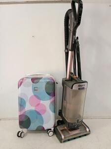 Shark Vertex Powered Lift-Away Vacuum AZ2002 & Lucas 22" Spinner Carry-On Luggage Multicolor