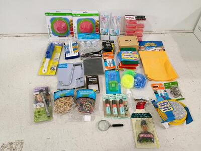 Mixed Lot of 30+ New Household Items: Kitchen, Personal Care, and Utility Essentials