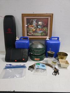 Coleman 515A Catalytic Heater, Water Jugs, Home decor
