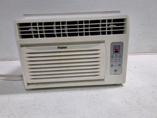Working Haier 6,000 BTU Window AC Digital, Modular Folding Utility Table
