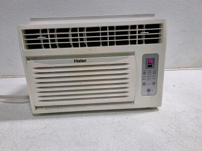 Working Haier 6,000 BTU Window AC Digital, Modular Folding Utility Table
