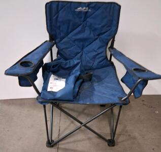 ALPS Mountaineering King Kong Camping Chair, Blue, Steel Frame, Cupholders