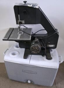 Scroll Saw, Pin-End Blade, 1/3 HP, Cooler (Turns On)